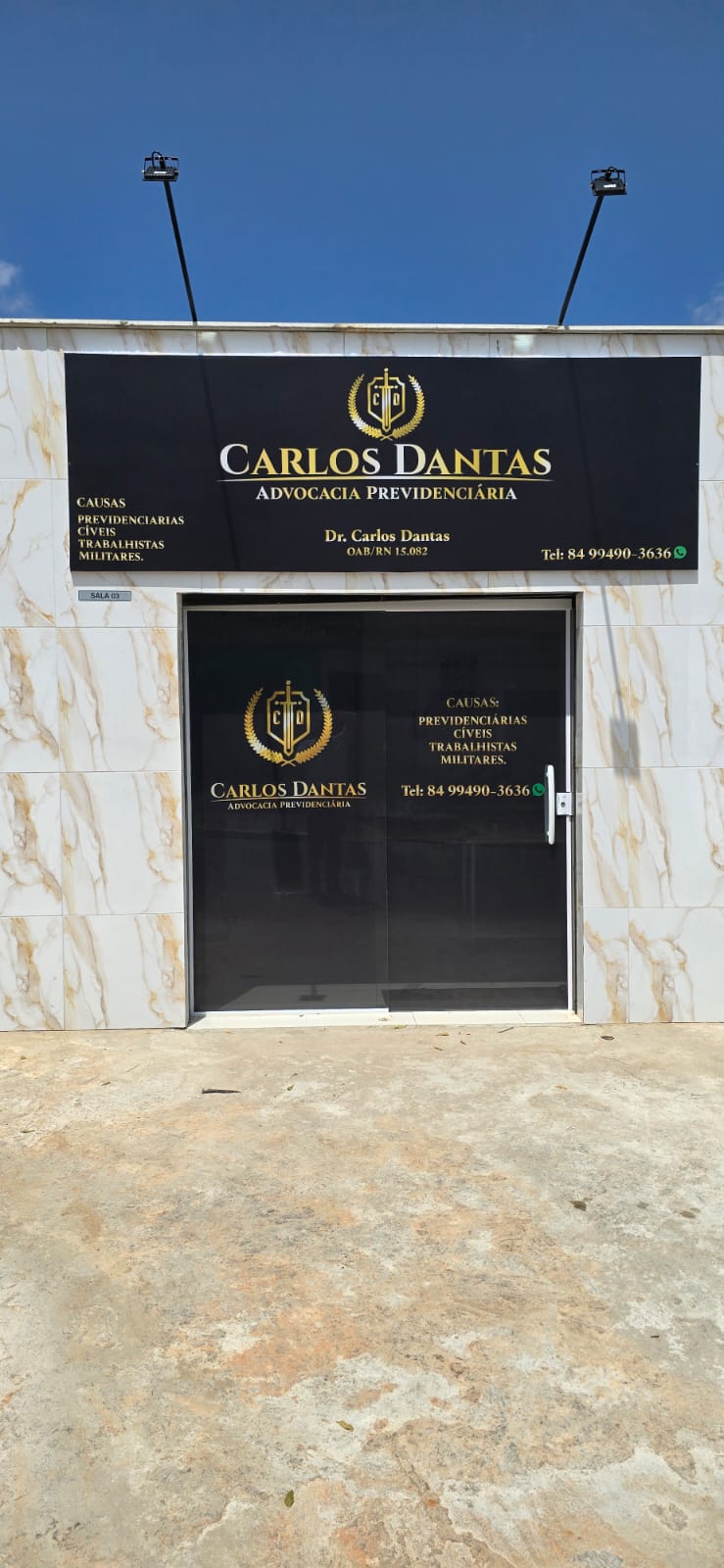 Fachada do escritório Carlos Dantas